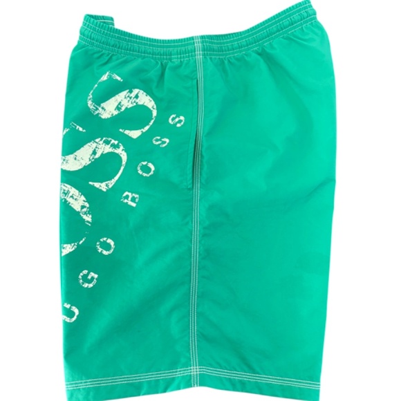 Hugo Boss Green Swim Trunks Mens L